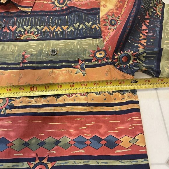 Vintage‎ Mens Hawaiian Shirts (LOT OF 2) The Territory Ahead Size Large Colorful - Picture 12 of 16